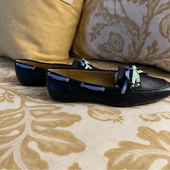 NWOT Talbots Becca Ribbon Leather Driving Moccasins - Picture 5 of 8